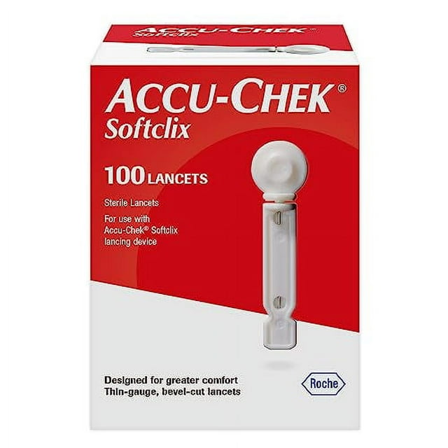 AccuChek Softclix Diabetes Lancets for Diabetic Blood Glucose Testing