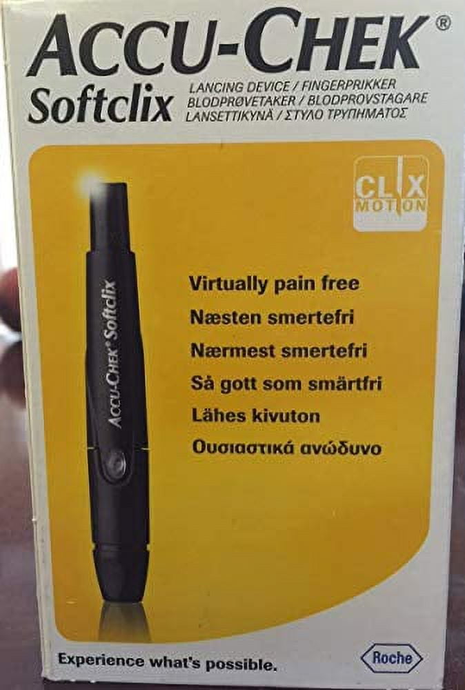 AccuChek Softclix Lancing Device with 25 Lancets