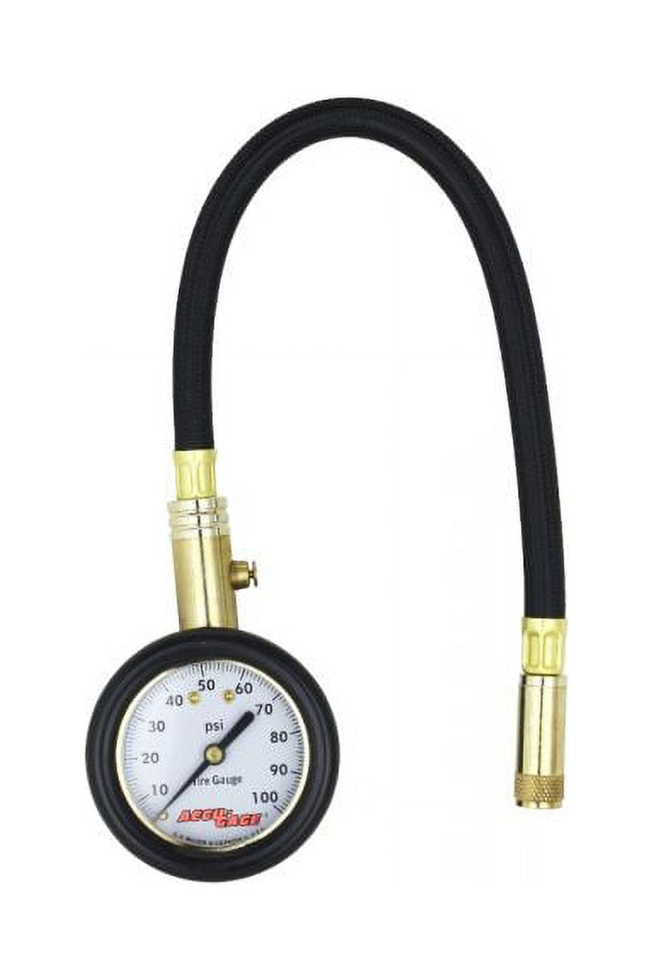 AccuGage by Milton Dial Tire Pressure Gauge with Straight Air Chuck