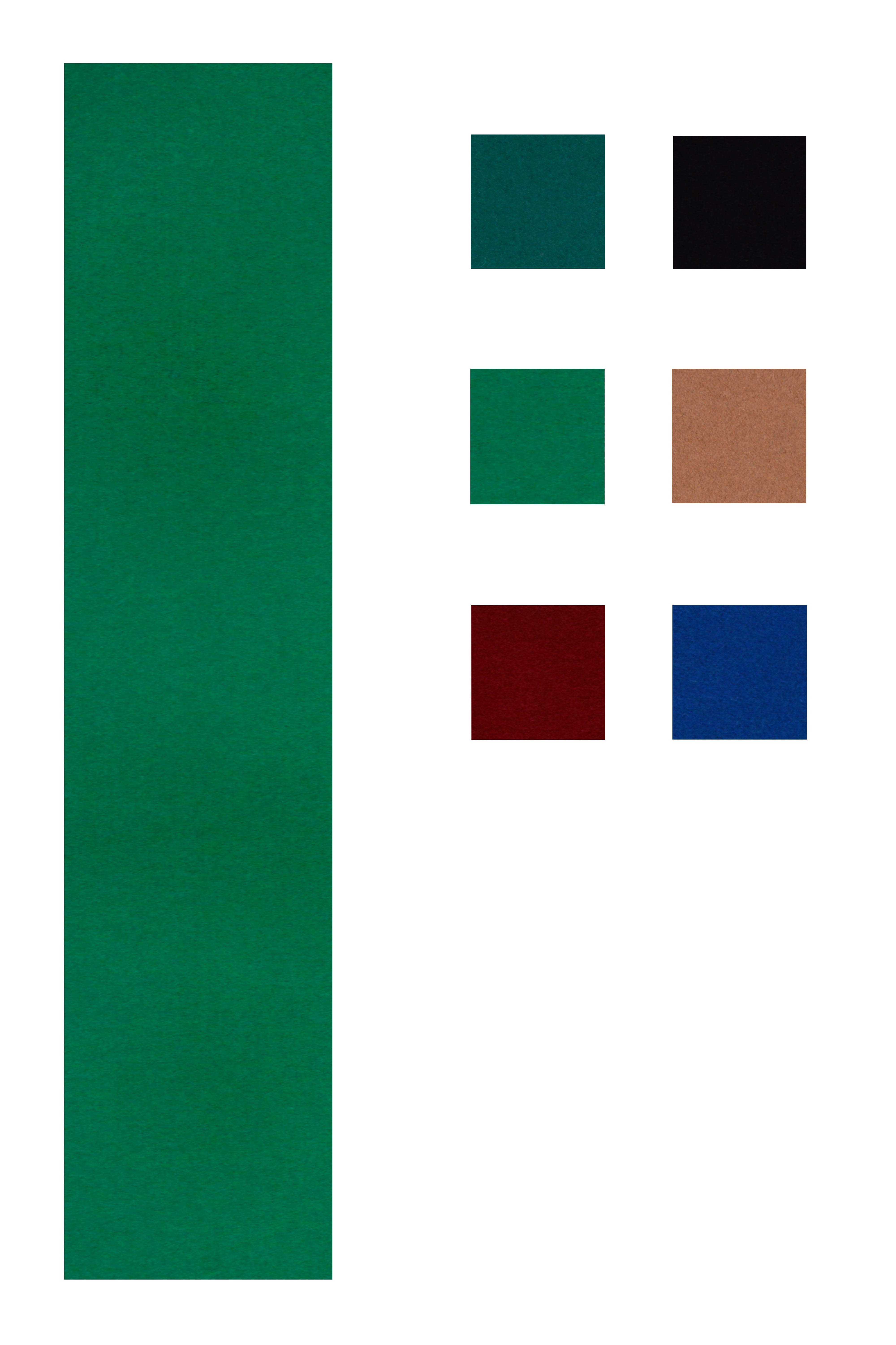 English Green Worsted Wool Blend 9' Pool Table Felt