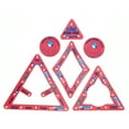 thumbnail image 1 of Accu-Rack Template Set - Red, 1 of 5