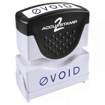 Accu-Stamp2 038849 Microban Message Stamp, Void, 3/8"