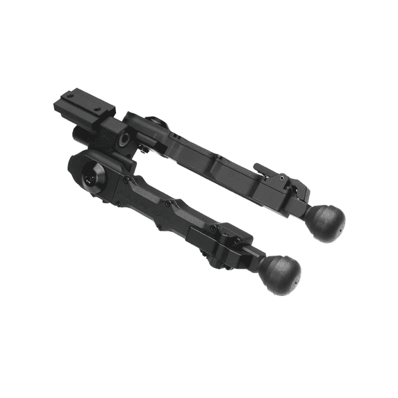 Accu-Tac 17S SPEC-4 Bipod with 17S Adapter, Durable Gun Monopod Accessory, Black (17SS-0004)