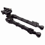 Accu-Tac FD-5 Arca Spec QD Bipod, Fast Deploy, CNC Machined Billet Aluminum, Mil-Spec Hard Anodized Finish FDQDB-005