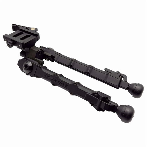 Accu-Tac FD-5 Arca Spec QD Bipod, Fast Deploy, CNC Machined Billet Aluminum, Mil-Spec Hard Anodized Finish (FDQDB-005)