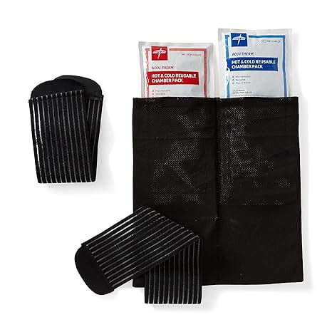 Accu-Therm Gel Wrap Pack, Set of 4 for Shoulder and Hip, Form Fitting Wrap for Direct Contact