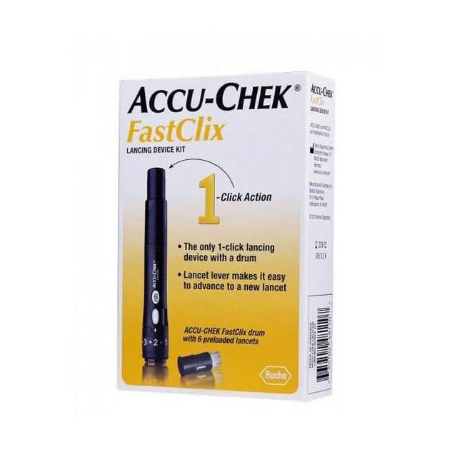 Accuchek Fastclix Lancing Device Kit Part No. 05864666160 (1/ea)