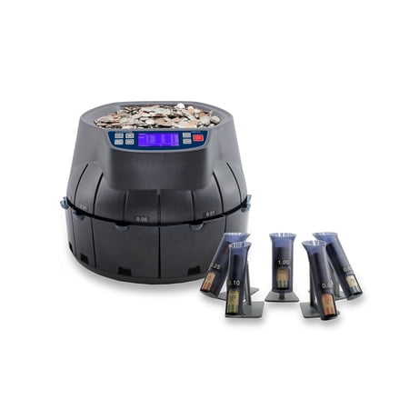 AccuBANKER AB510 Coin Sorter & Counter, Coin Roller and Wrapper Machine. Retail Grade. Engineered in USA - CE Certified