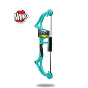 AccuBow Nano Aqua Youth Virtual Archery Gaming & Shooting - 5-40lbs Adjustable Resistance, Phone Mount Included, Compact & Lightweight, Ambidextrous