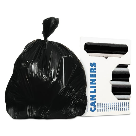 AccuFit Accufit Low-Density Trash Bags, 44 gal, 0.9 mil, 37 x 50, Clear, 100/Carton