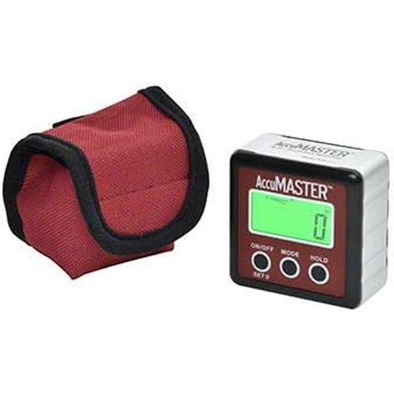 AccuMASTER AG7434 2-In-1 Digital Level and Angle Gauge$$Tools