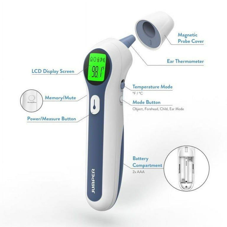 Jumper Digital Infrared Non-contact Forehead Body Thermometer JPD-FR200 FDA  CE Marked