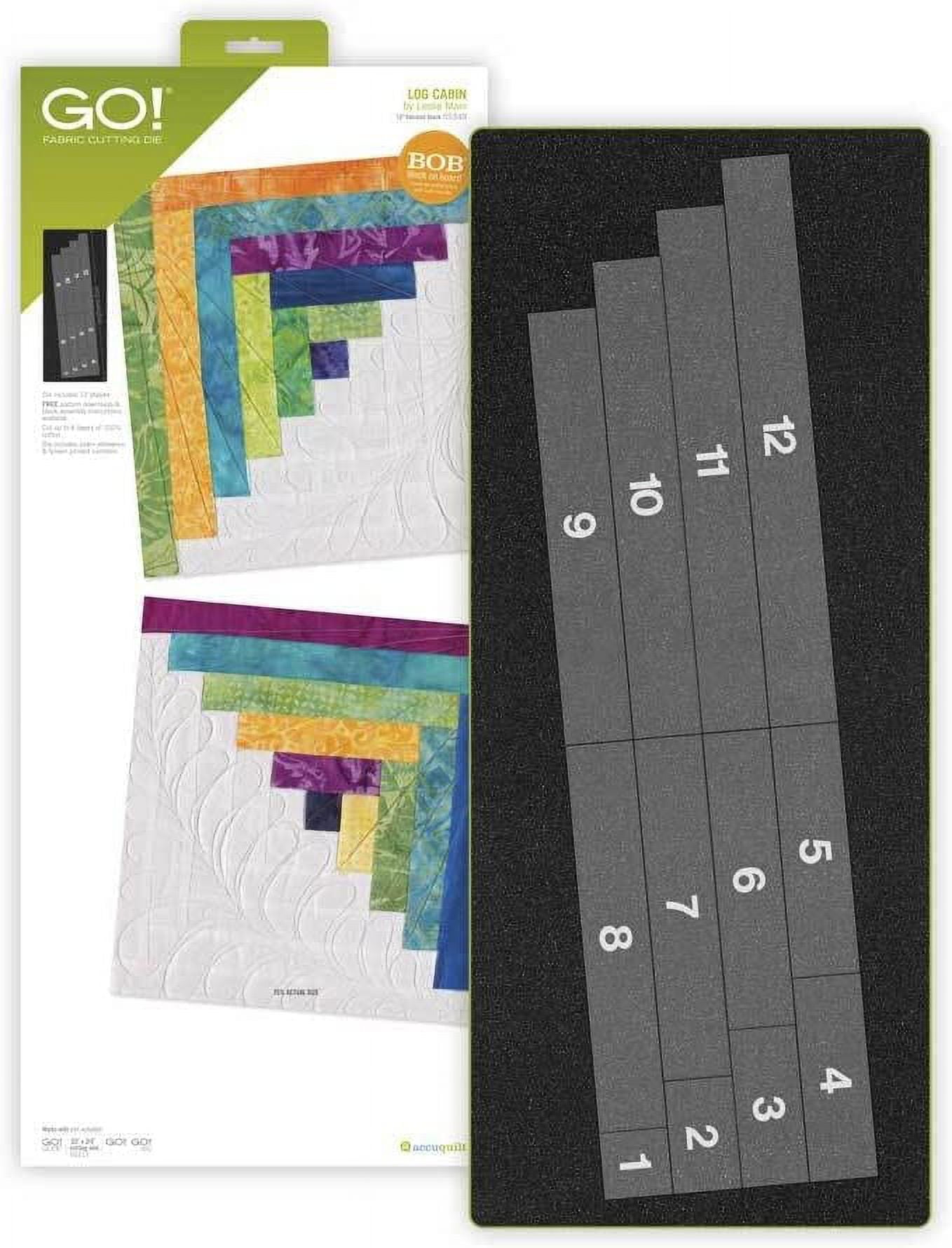 AccuQuilt GO! 12 Inches Accurate Log Cabin Square Fabric Cutting Die
