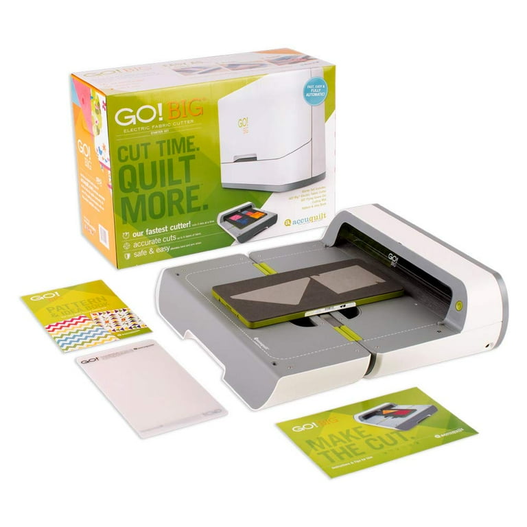 AccuQuilt GO Big Electric Fabric Cutter Starter Set 55500