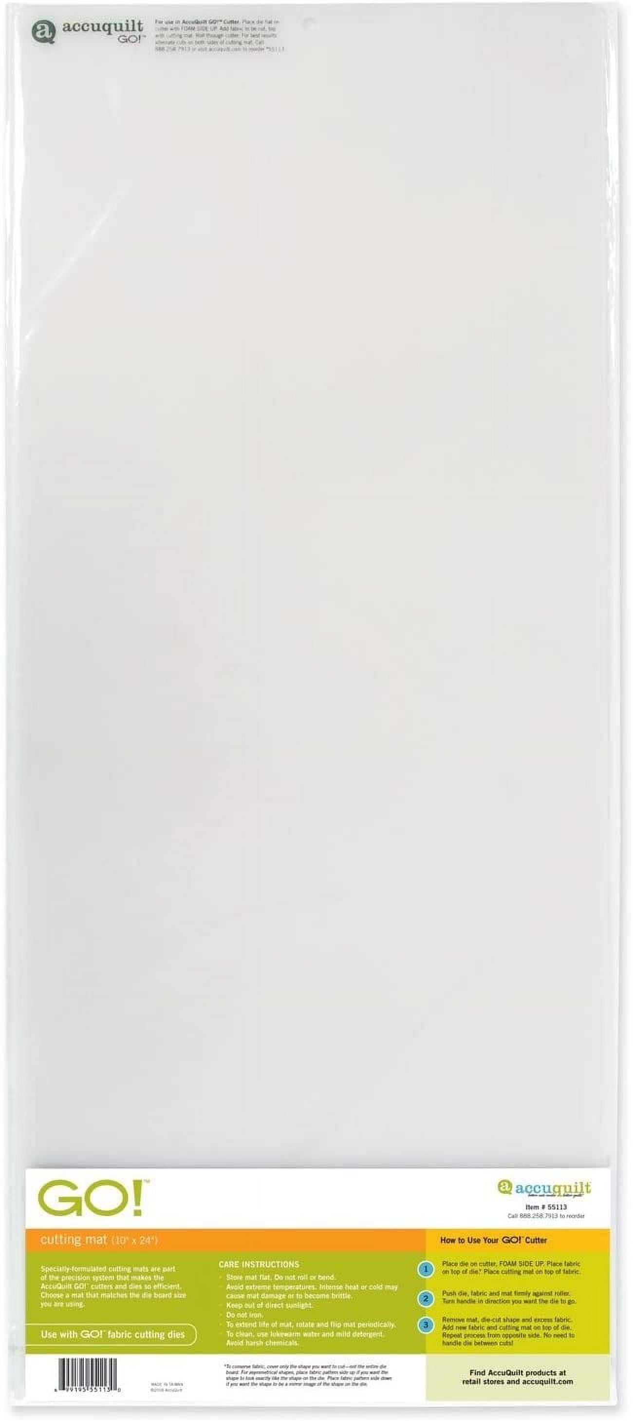 AccuQuilt GO! Cutting Mat; 10inchby24inch