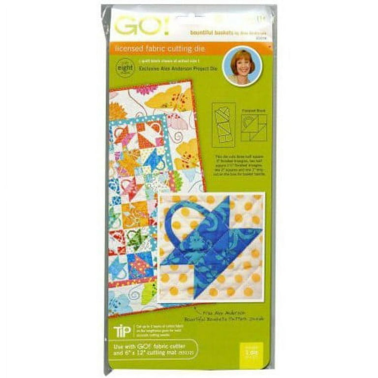 AccuQuilt GO! Tumbler Finished Fabric Cutting Die for Quilting Projects 
