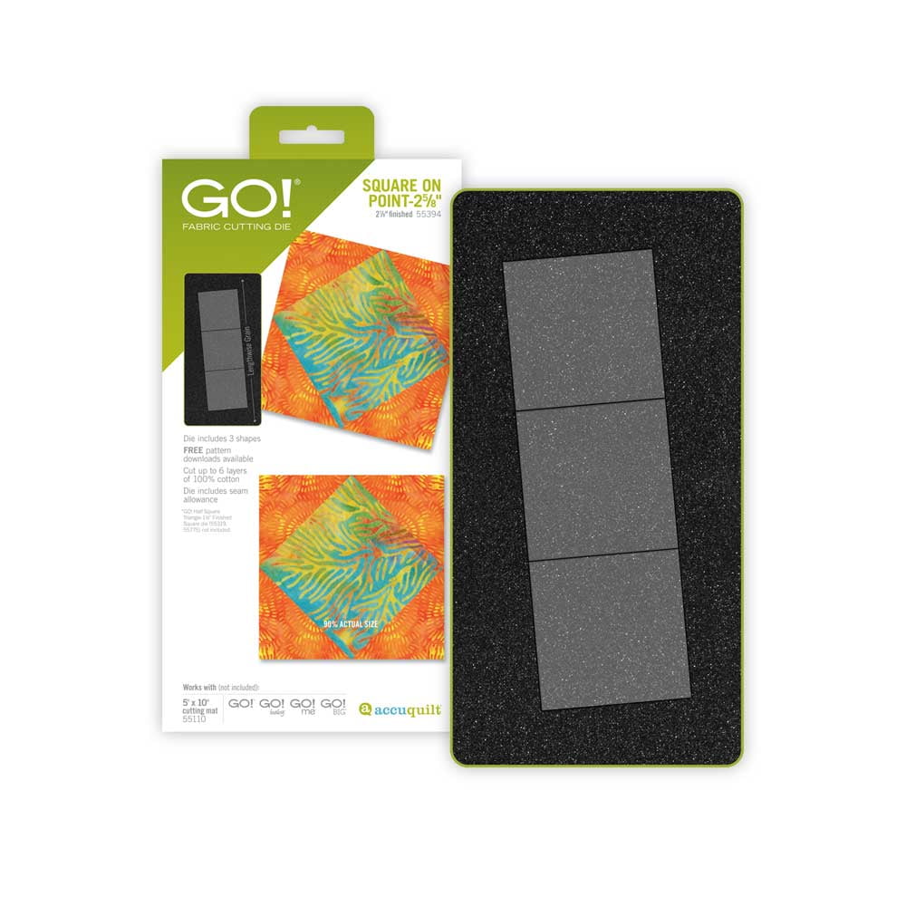 AccuQuilt GO! Fabric Cutting Dies-Rectangle 3-1/2X6-1/2 Quilt Block 