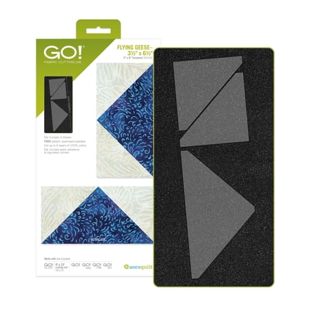 GO! Flying Geese-3 1/2" x 6 1/2" (3" x 6" Finished) Die