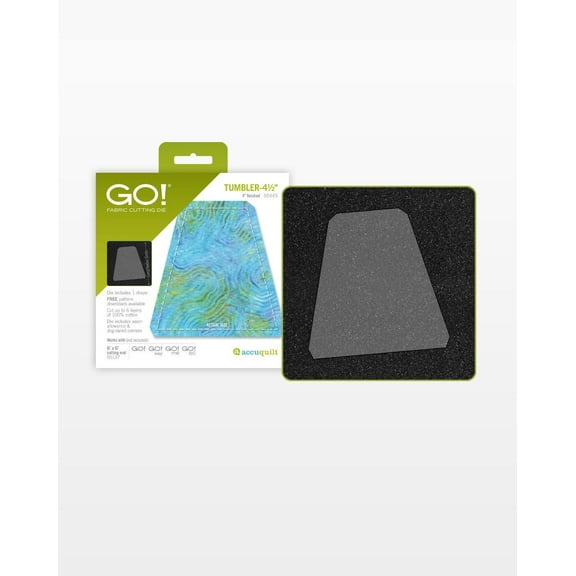 Accuquilt GO! Tumbler-4 1/2" (4" Finished) Die