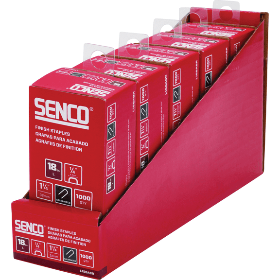 AccuSet 1/4 In. Crown Collated Finish Staples - Single Pack  Residential Use, Standard Application