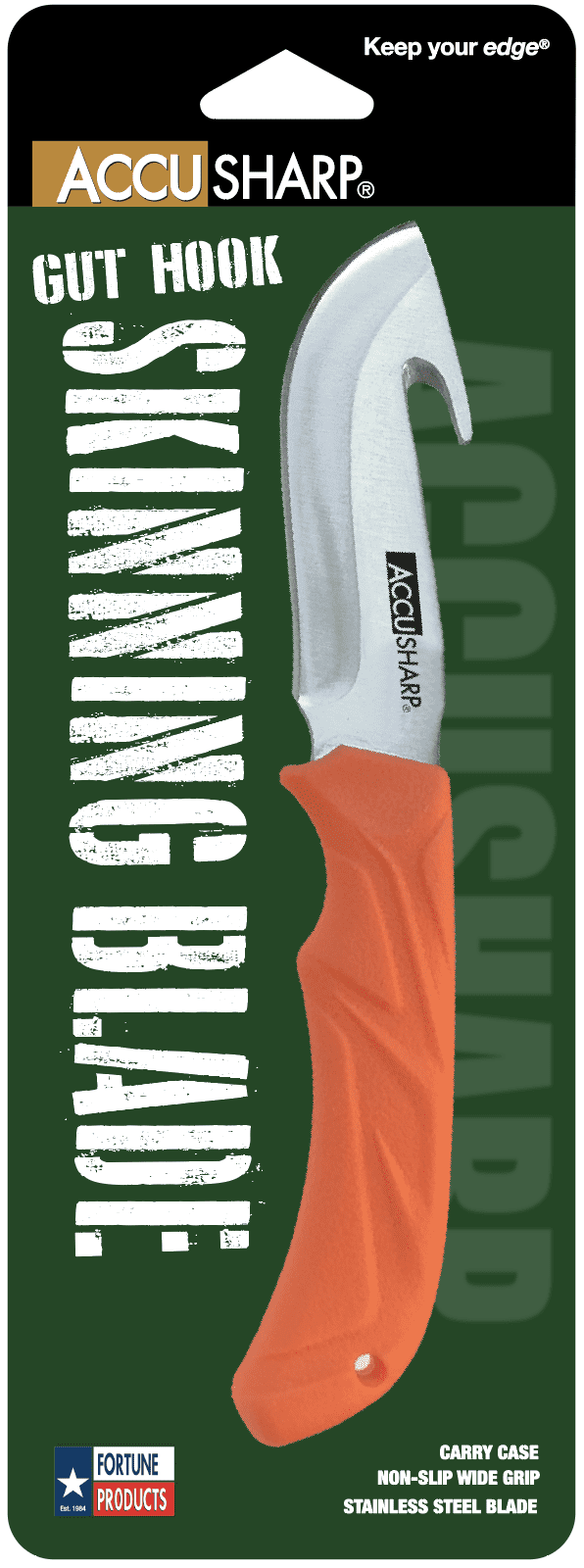 AccuSharp Hook Knife with Stainless steel blade