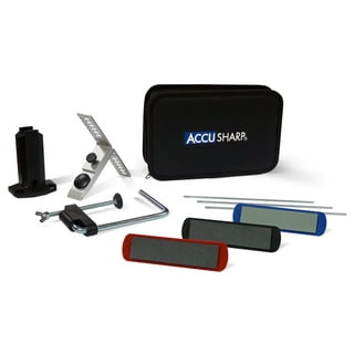  AccuSharp Diamond Pro 2-Step Knife Sharpener - Sharpens,  Restores, & Hones - 2-Step Coarse and Fine Rods for Kitchen Knives & All  Types of Blades - Keychain Pull Through Knife Sharpener 