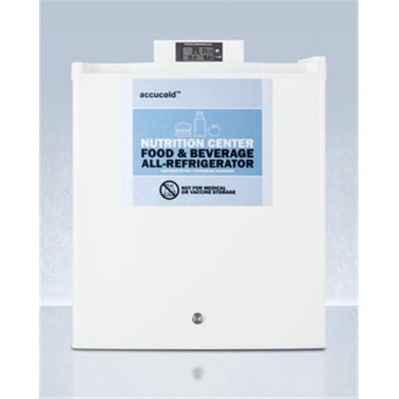 Accucold FFAR25L7NZ 1.7 cu. ft. Nutrition Center All Refrigerator with Alarm & Thermometer