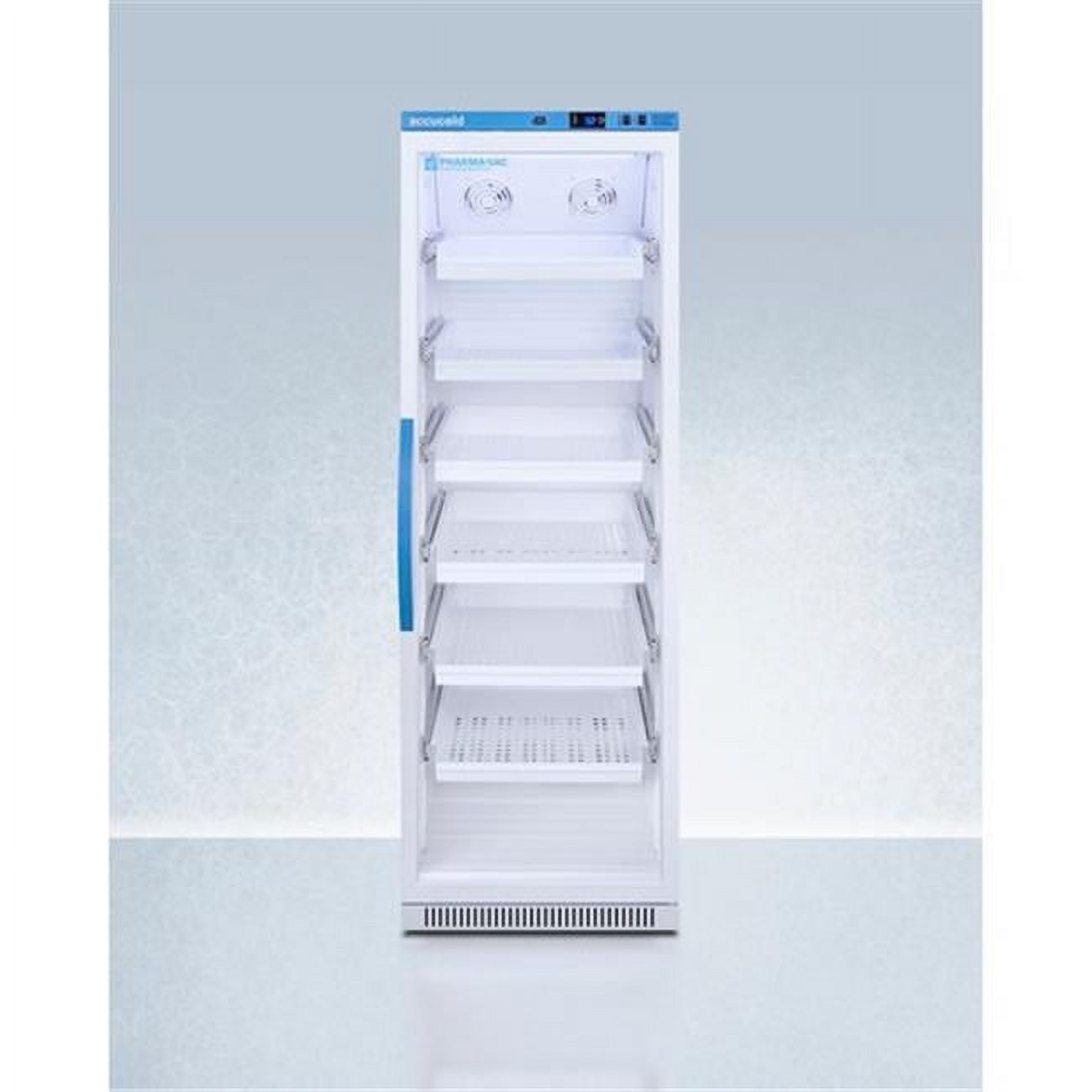 Accucold ARG15PVDR 15 Cu.Ft. Upright Vaccine Refrigerator w/ Removable Drawers, Glass Door, 2-8°C