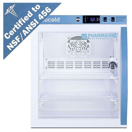 Summit 2 Cu.Ft. Compact Vaccine Refrigerator - Glass Door