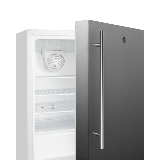 Accucold ADA404REFSSHV 20 in. Wide Built-In Healthcare All-Refrigerator, Stainless Steel - ADA Compliant - 3.32 cu. ft.