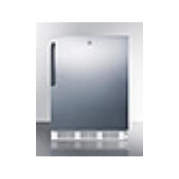 Accucold FF6LW7CSSLHD 24 in. Wide 5.5 cu. ft. Built-In All-Refrigerator, Stainless Steel