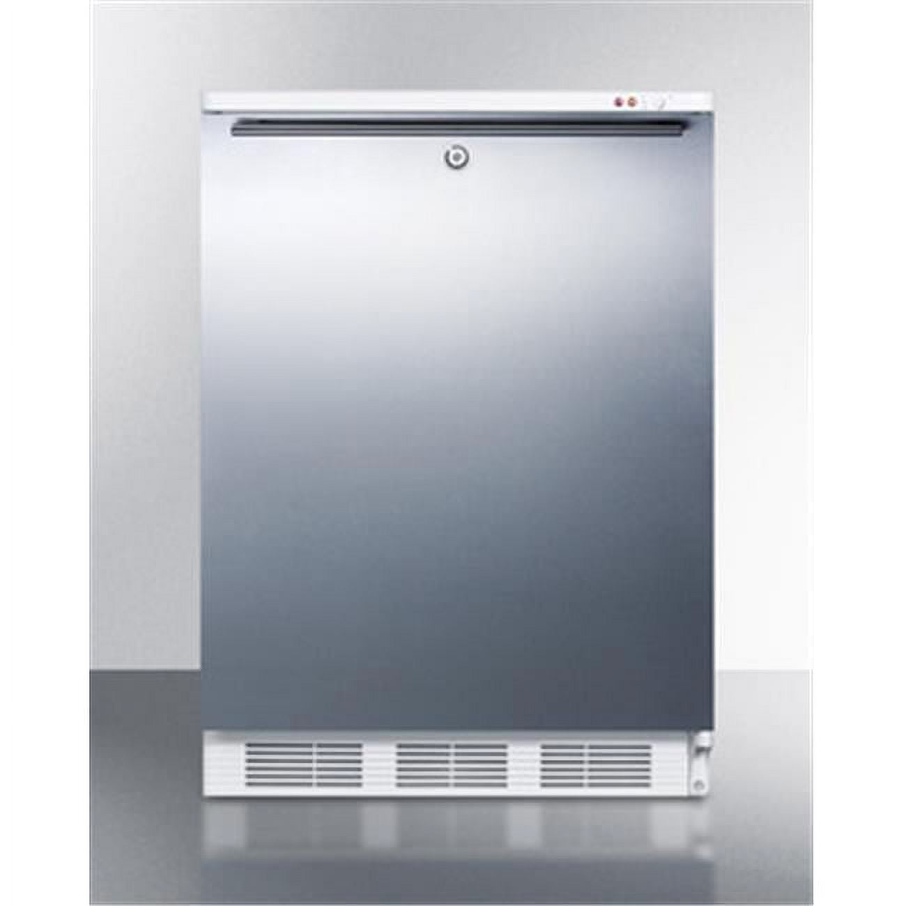 Accucold VT65MLBISSHH 24" Medical Undercounter All Freezer w/ Solid Door, 3.5 Cu. Ft.