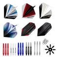 thumbnail image 1 of Accudart Tune Up Kit - 6 Flight Sets - 8 Flight Protectors - 9 Spring Clips - 3 O Rings - 9 Standard Shafts - Upgrade Your Darting Experience with Accudart Accessories, 1 of 6