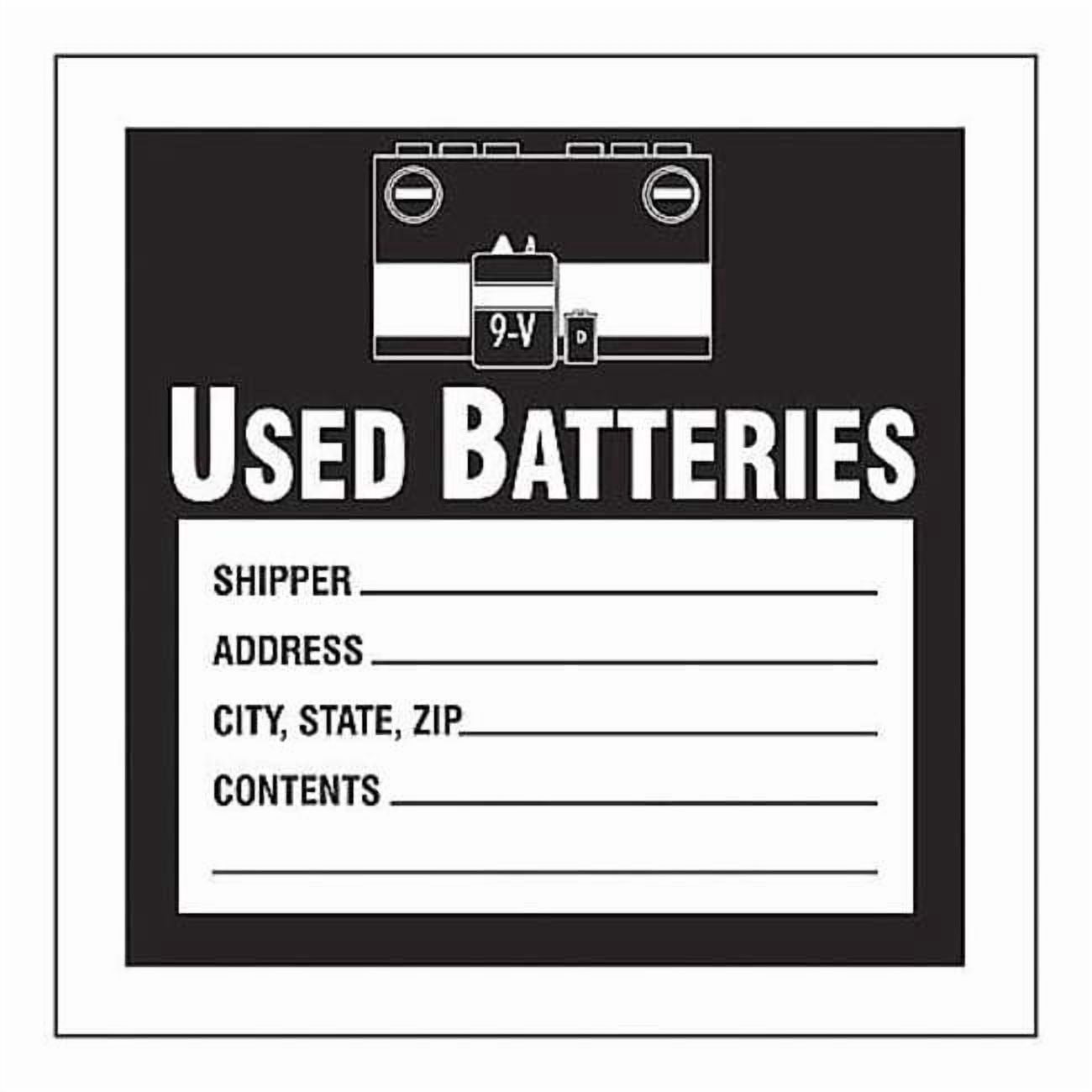 DOT Handling Label, Shipper_Address_City, State, Zip_Contents_, Polyester MHZW32EVC