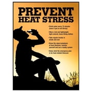 Accuform Manufacturing 672155 SP125033 Safety Poster - Prevent Heat Stress - 22 x 17 in. - Poster Paper