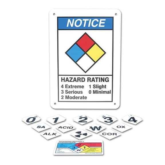 Accuform NFPA Sign,10 In. H,7 In. W,Aluminum ZFD812VA