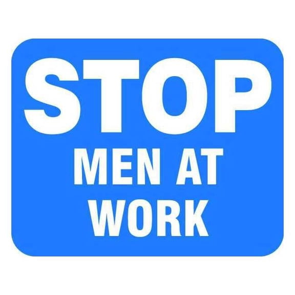 Railroad Stop Sign, 12" Height, 15" Width, Aluminum, Rectangle, English