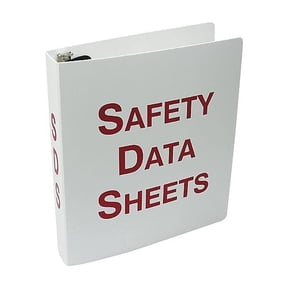 Binder, Safety Data Sheets, 10 5/8 in W, 11 5/8 in H ZRS632