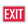 thumbnail image 1 of Accuform Signs 10" x 14" Adhesive Vinyl Safety Sign "EXIT" White On Red MEXT518VS, 1 of 1
