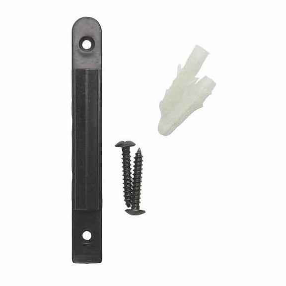 Wall Mount Receiver, Plastic, 3 3/4 in Length, 0.055 lb, Black PRB810