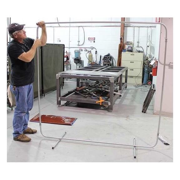 Accuform Welding Screen Frame, 6 ft. W., 6 ft. H. PWD300