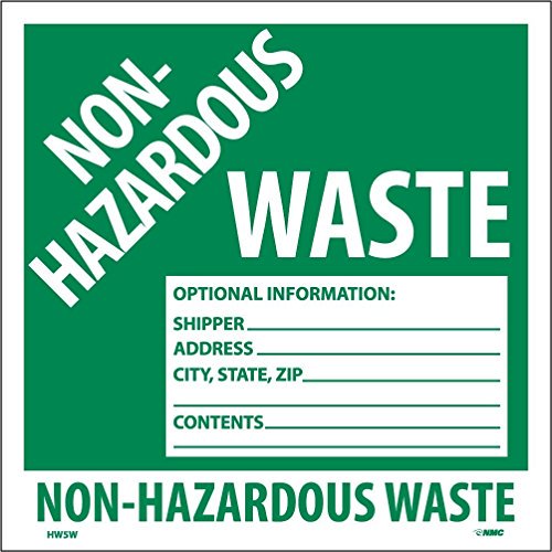 AccuformNMCHW5W Non-Hazardous Waste Optional Information: Shipper, address, city, state, ZIP, contents Label - [Pack of 25]$$Safety & Emergency