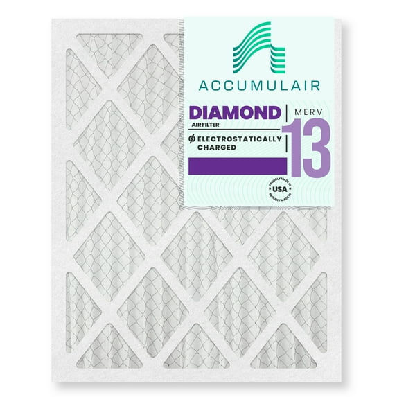 Accumulair Diamond 24x24x2 MERV 13 Air/Furnace Filters (6 pack)