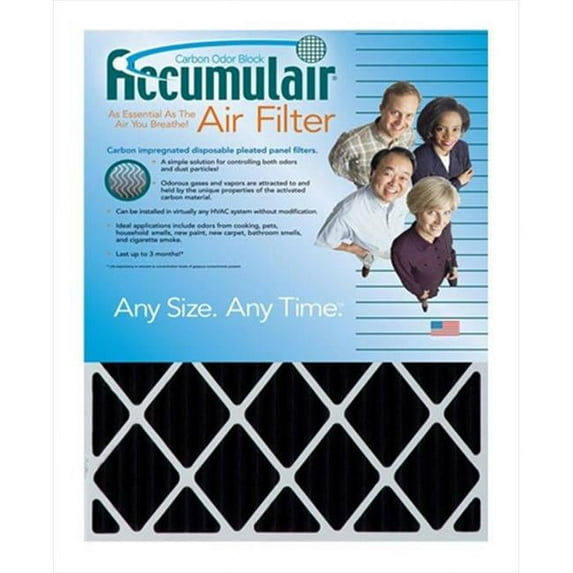 Accumulair FO10X30X1N Carbon Odor Block 1 In. Filter- Pack Of 4