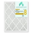 thumbnail image 1 of Accumulair Gold 20x20x1 MERV 8 Air Filter (4 Pack), 1 of 4