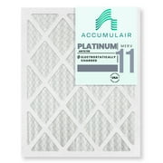 Accumulair Platinum 12.5x21x1 MERV 11 Air Filters (6 Pack)