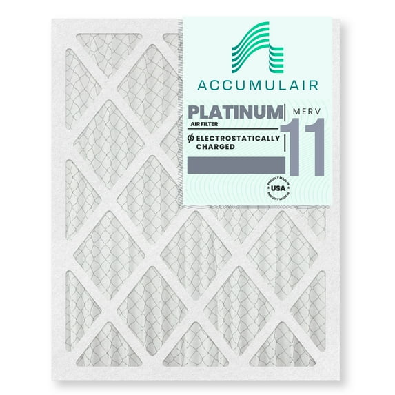 Accumulair Platinum 20x20x2 MERV 11 Air Filters (6 Pack)