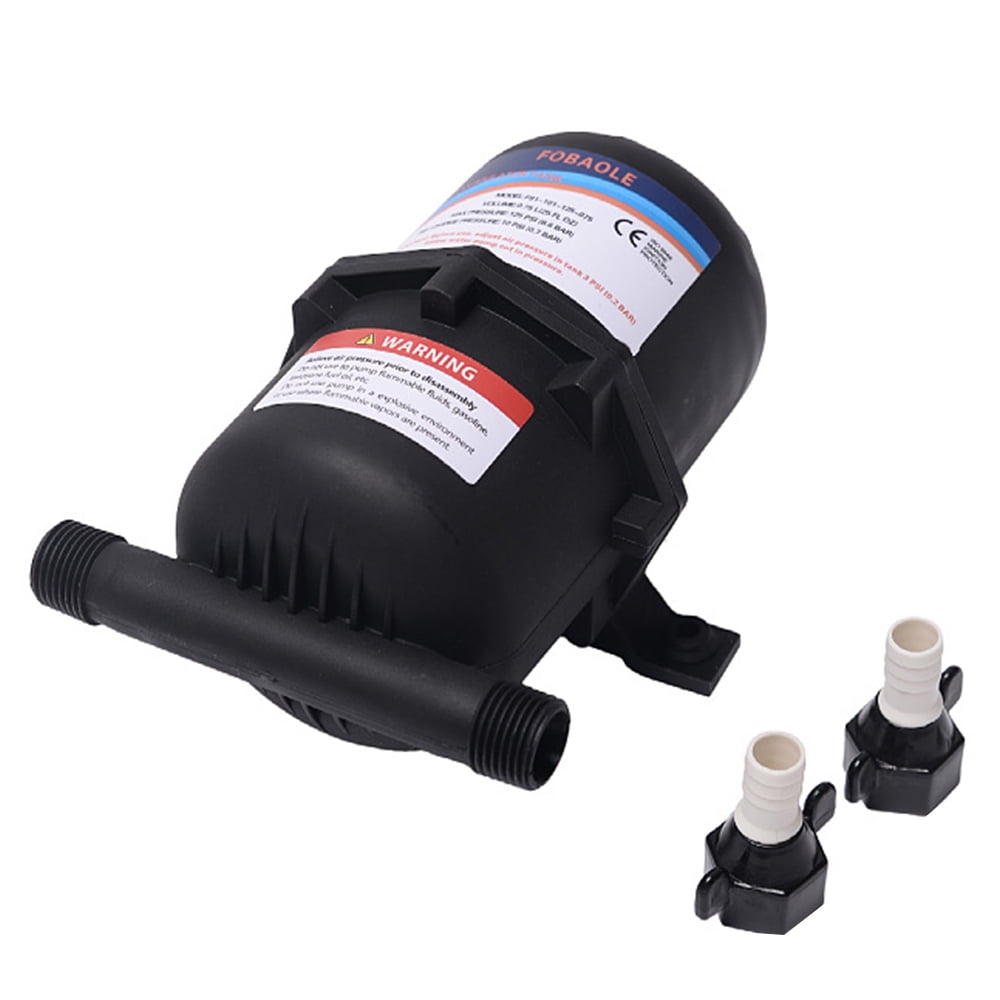 Accumulator Tank 0.75L Maximum 125PSI 1.2MNPT Gate Fitting RV Boat Travel Trailers Caravans Pump Accessories Accumulator Pressure Tank Water Pump Control