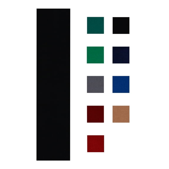 Accuplay 19 oz Pre Cut Pool Table Felt - Billiard Cloth Black for 8' Table