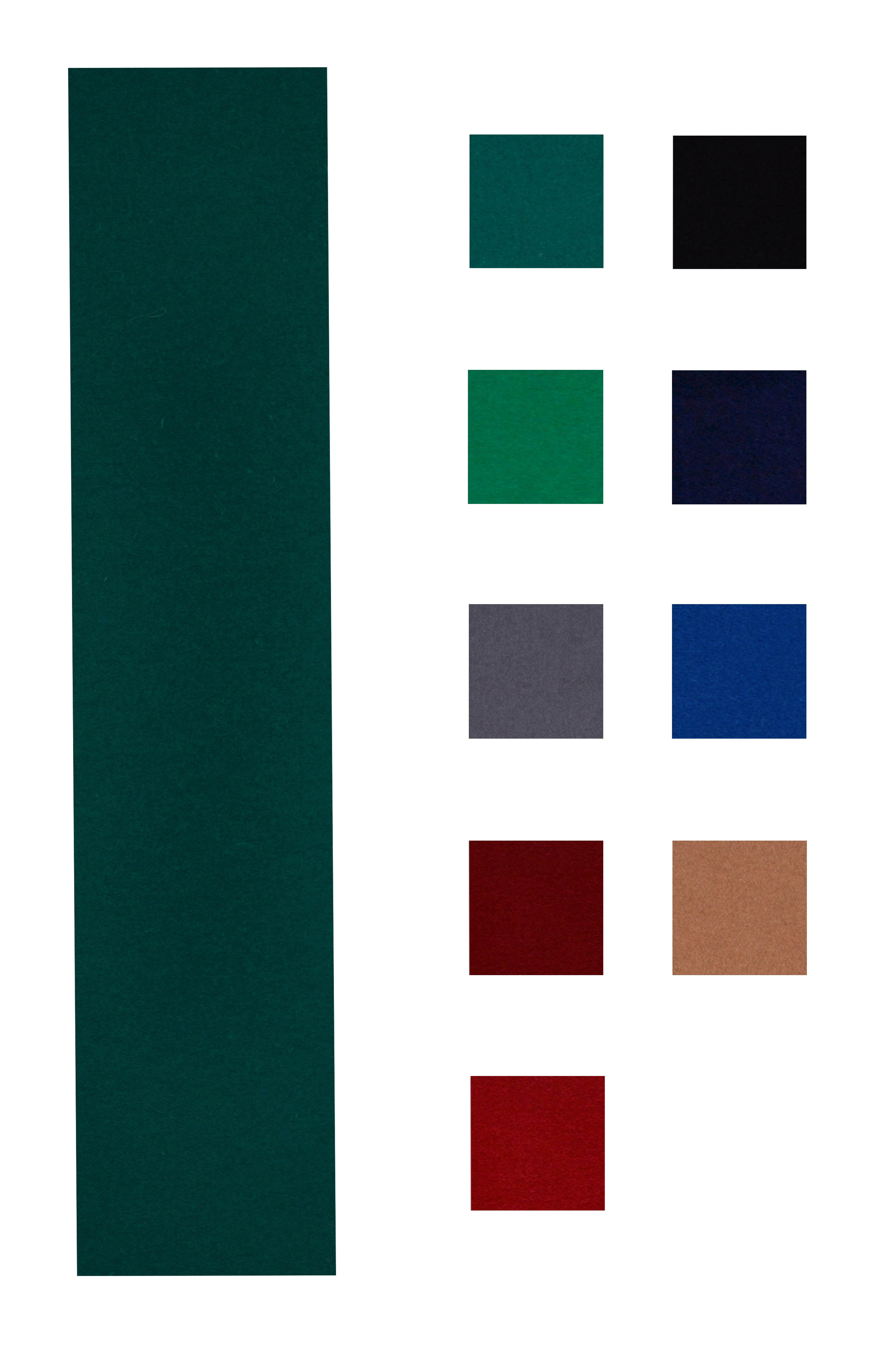 Accuplay 19 oz Pre Cut Pool Table Felt Billiard Cloth Spruce Green for 9' Table